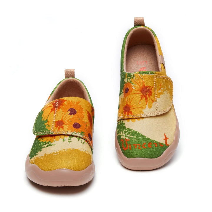 UIN Kid Van Gogh Sunflowers V5 Kid Canvas loafers