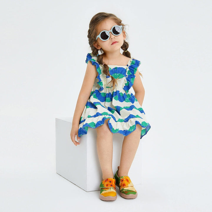 UIN Kid Van Gogh Sunflowers V5 Kid Canvas loafers