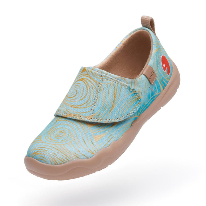 UIN Kid Van Gogh Wheatfield with Cypresses V4 Kid Canvas loafers