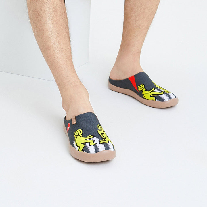 UIN Men Abbey Road 2 Malaga Slipper Men Canvas loafers