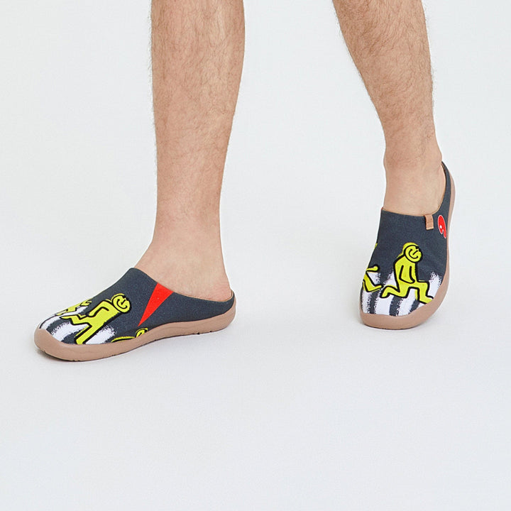 UIN Men Abbey Road 2 Malaga Slipper Men Canvas loafers