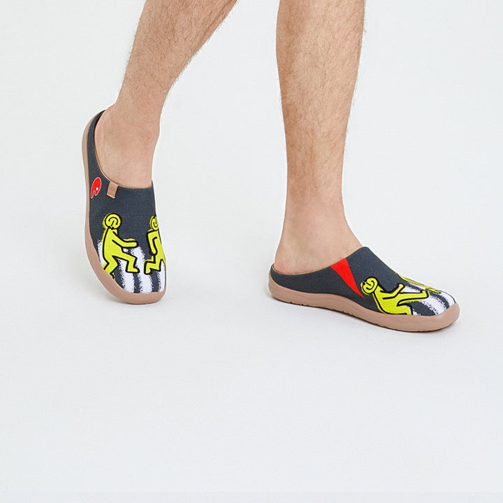 UIN Men Abbey Road 2 Malaga Slipper Men Canvas loafers
