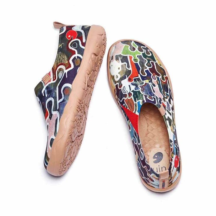 UIN Men Be Lost Canvas loafers