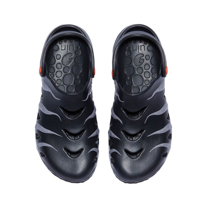 UIN Men Black & Grey Octopus I Men Canvas loafers