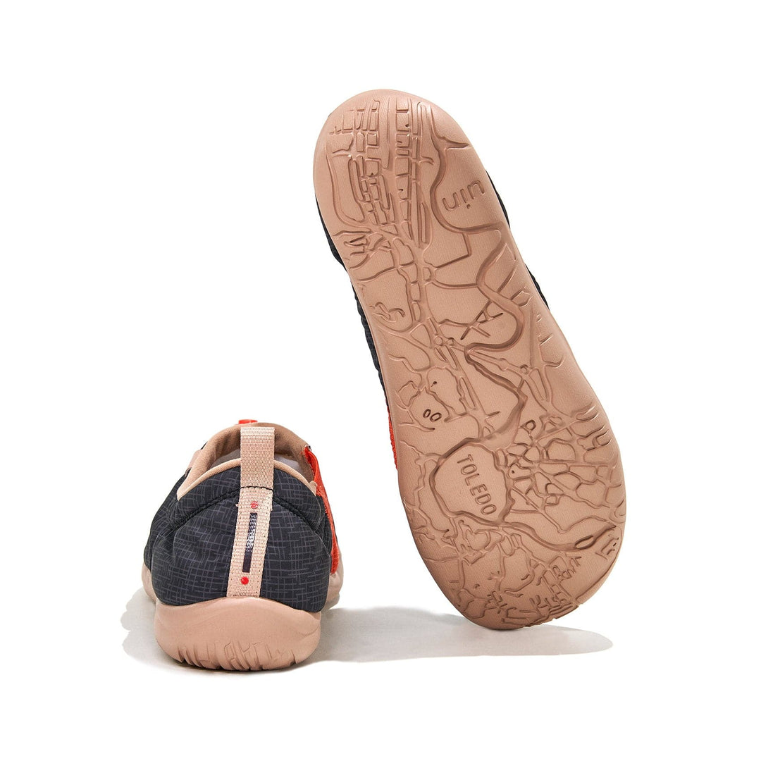 UIN Men Black Terraces Toledo I Men Canvas loafers