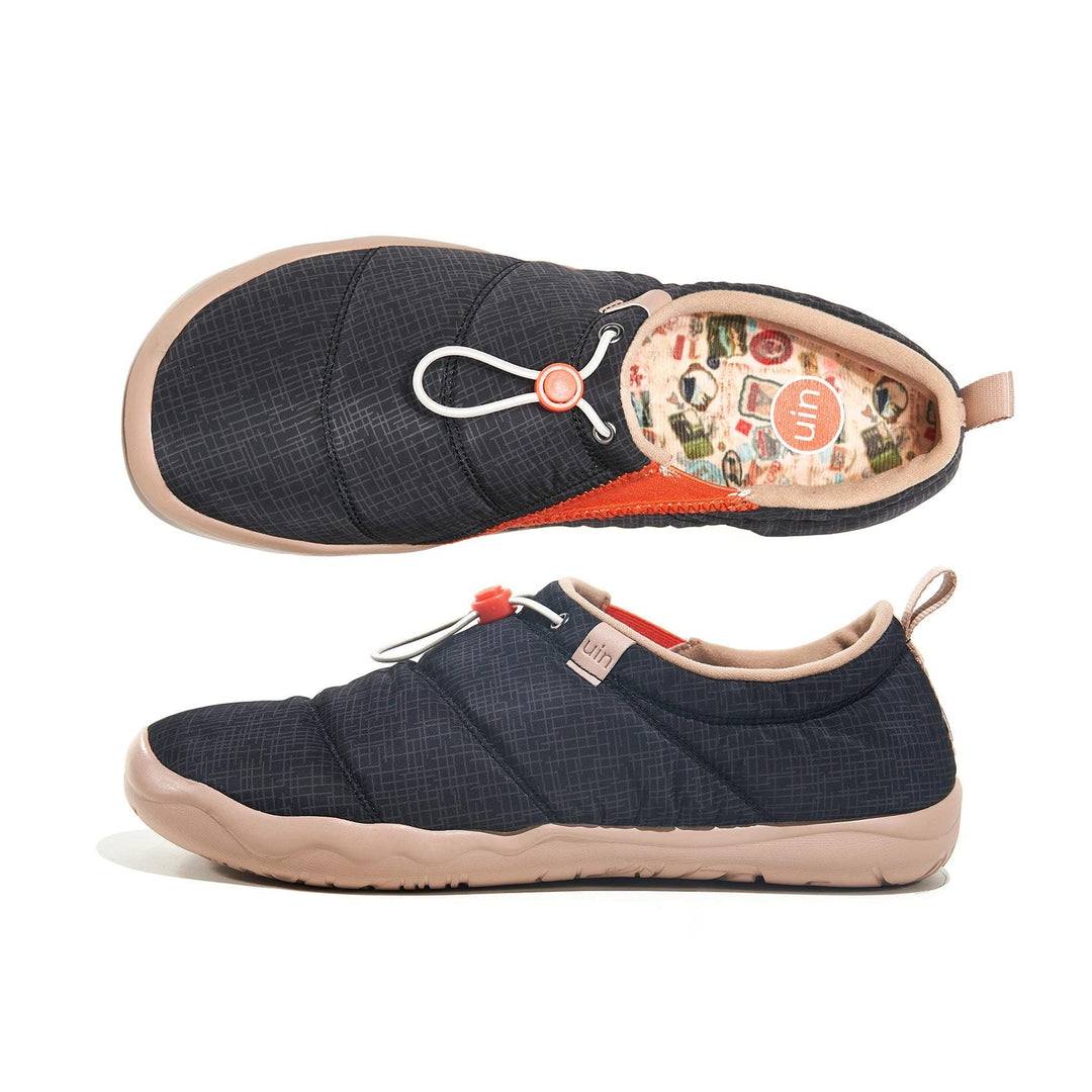 UIN Men Black Terraces Toledo I Men Canvas loafers