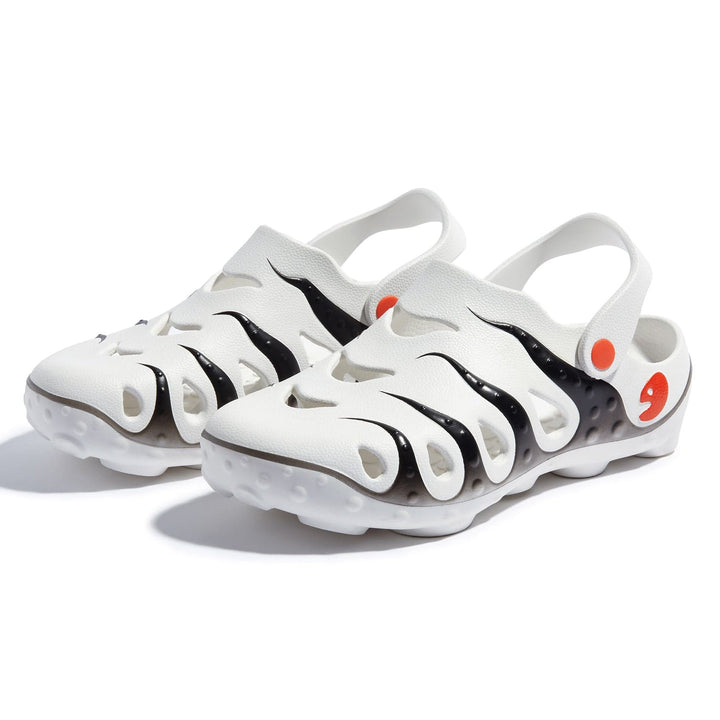 UIN Men Black & White Octopus I Men Canvas loafers