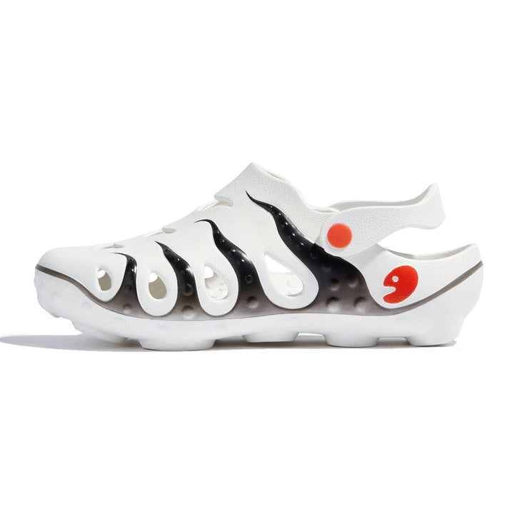 UIN Men Black & White Octopus I Men Canvas loafers