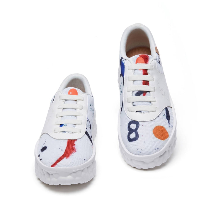 UIN Men Brush Strokes Las Ramblas II Men Canvas loafers