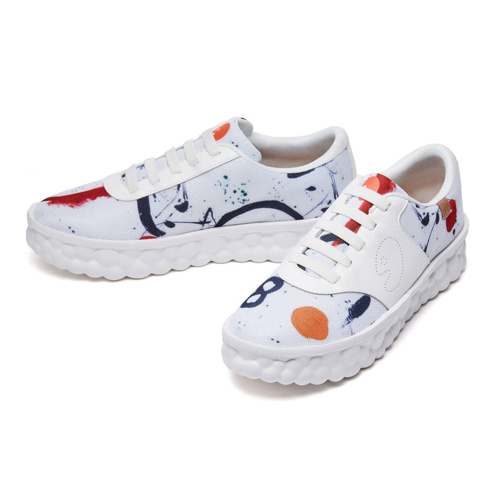 UIN Men Brush Strokes Las Ramblas II Men Canvas loafers