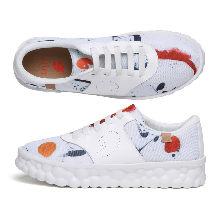 UIN Men Brush Strokes Las Ramblas II Men Canvas loafers