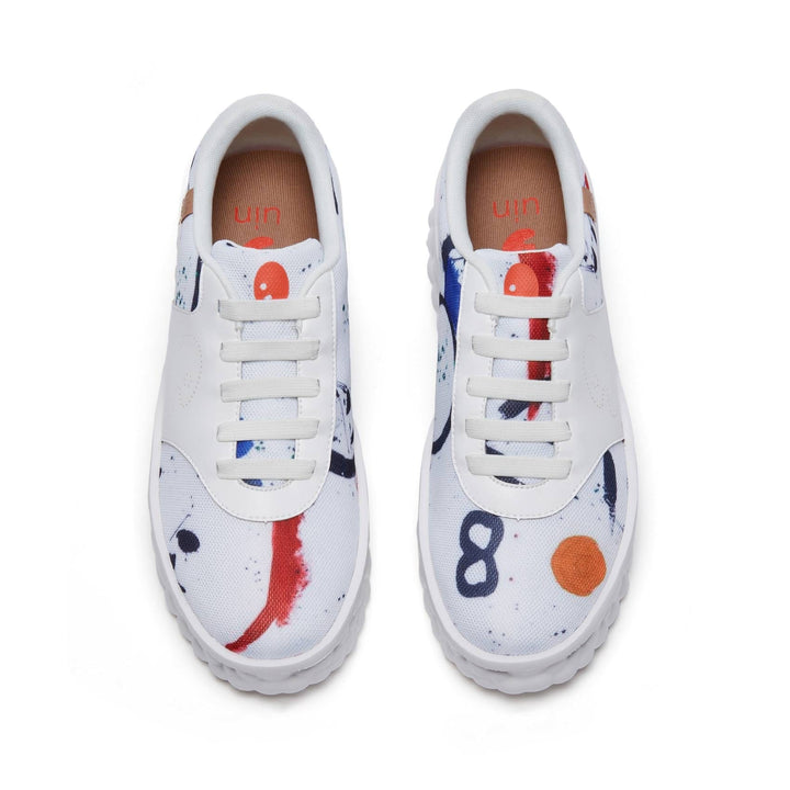 UIN Men Brush Strokes Las Ramblas II Men Canvas loafers