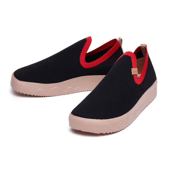 UIN Men Charcoal Black Fuerteventura I Men Canvas loafers