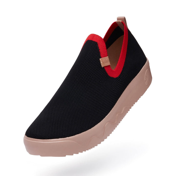 UIN Men Charcoal Black Fuerteventura I Men Canvas loafers