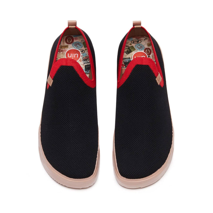 UIN Men Charcoal Black Fuerteventura I Men Canvas loafers