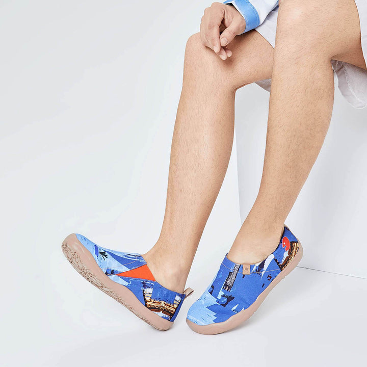UIN Men Chefchaouen Canvas loafers