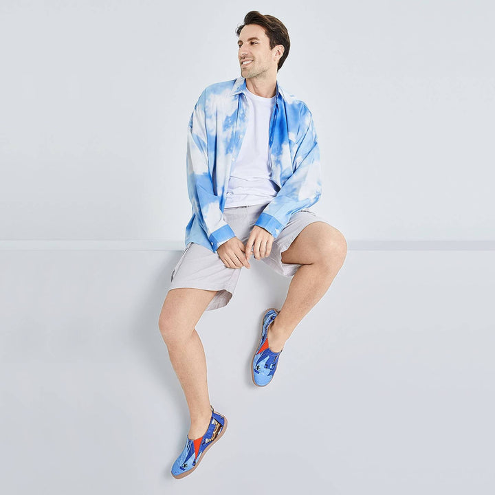 UIN Men Chefchaouen Canvas loafers