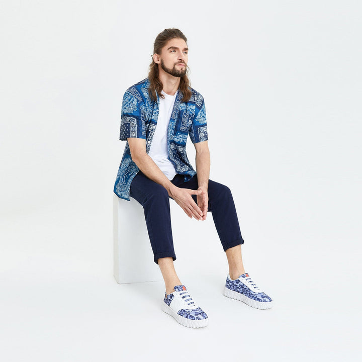 UIN Men Doggie League Las Ramblas II Men Canvas loafers