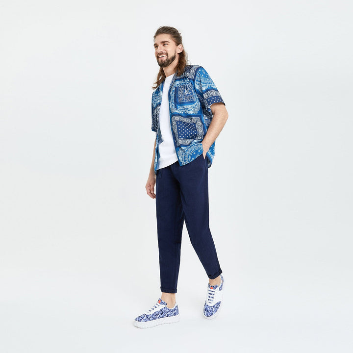 UIN Men Doggie League Las Ramblas II Men Canvas loafers