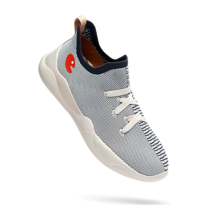 UIN Men Feather Grey Mijas Men Canvas loafers