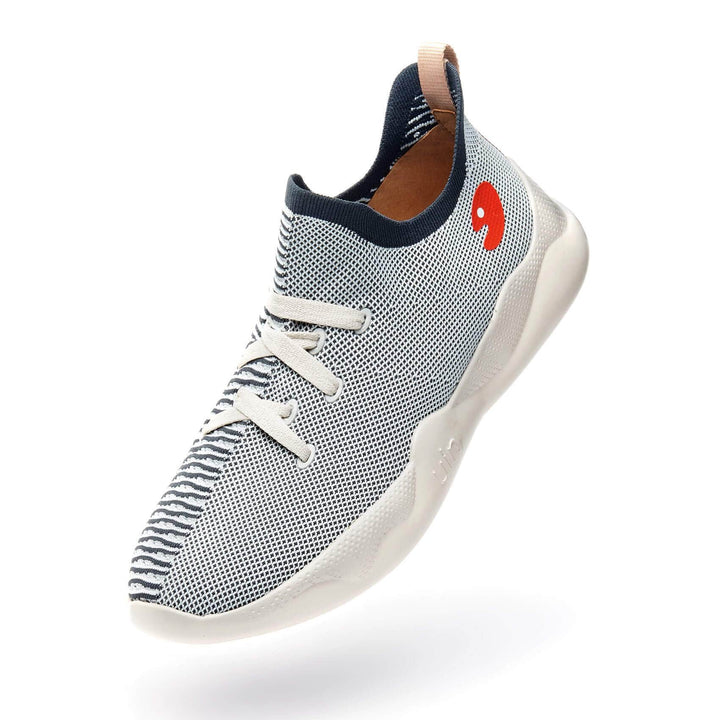 UIN Men Feather Grey Mijas Men Canvas loafers