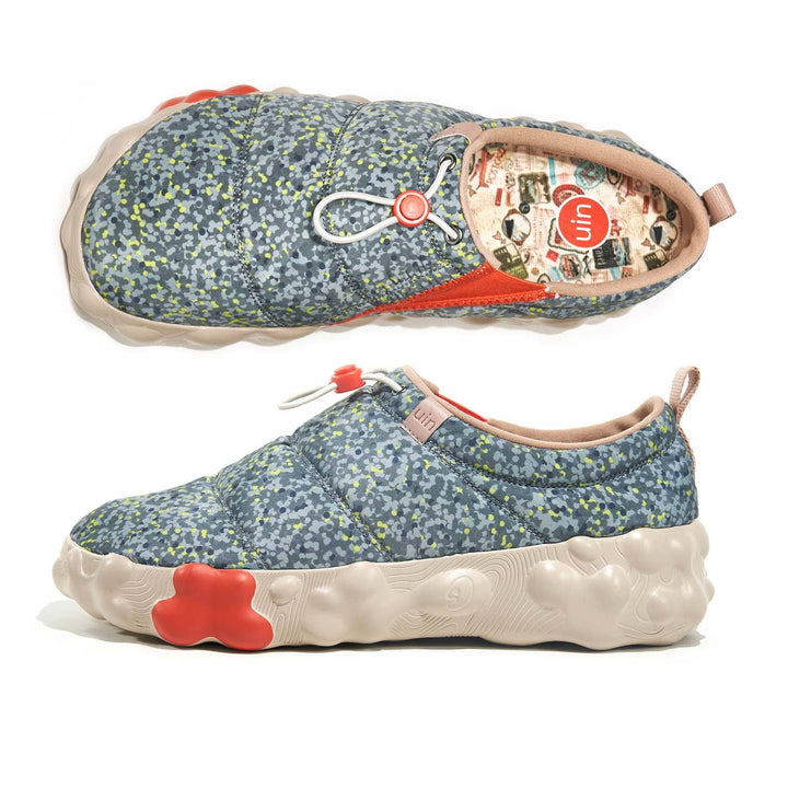 UIN Men Firefly Green Toledo VI Men Canvas loafers