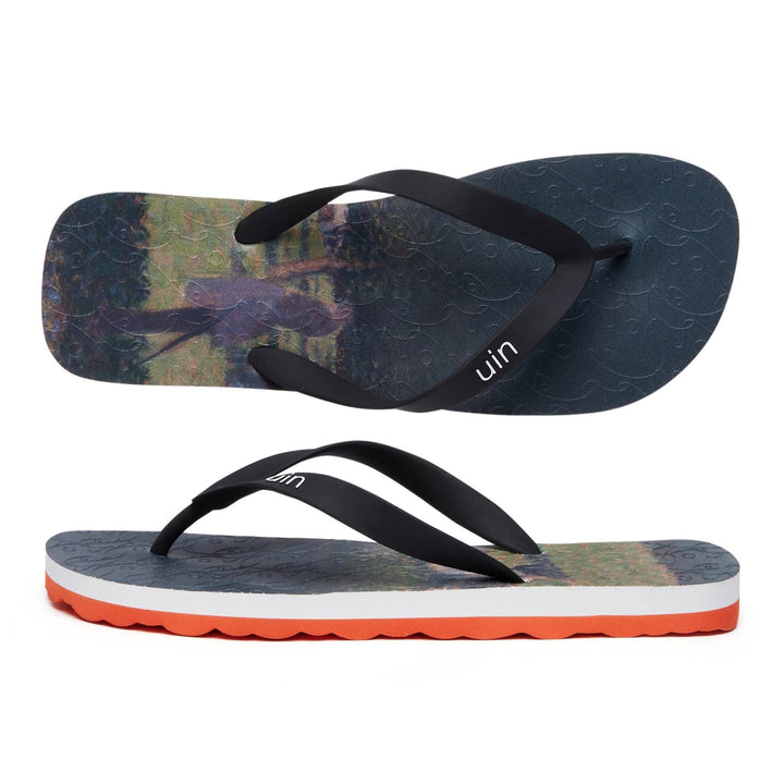 UIN Men Georges Seurat Study for 'La Grande Jatte?Blanes Men Canvas loafers