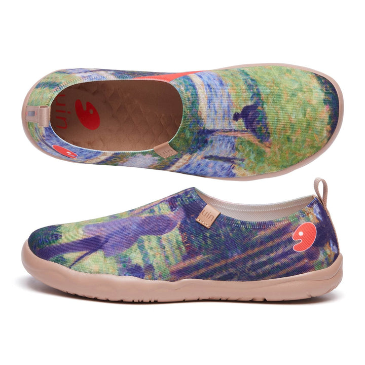 UIN Men Georges Seurat Study for 'La Grande Jatte?Men Canvas loafers