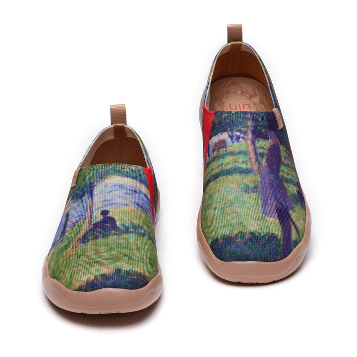 UIN Men Georges Seurat Study for 'La Grande Jatte?Men Canvas loafers