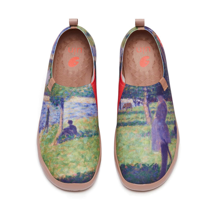 UIN Men Georges Seurat Study for 'La Grande Jatte?Men Canvas loafers