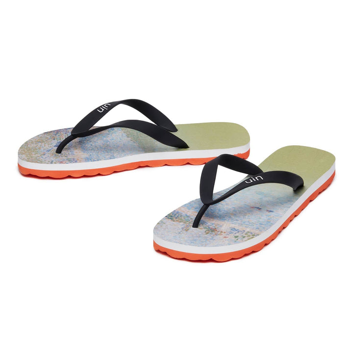 UIN Men Georges Seurat The Seine seen from La Grande Jatte Blanes Men Canvas loafers