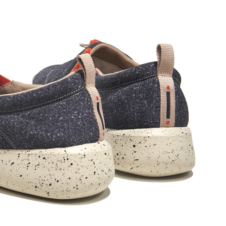 UIN Men Granite Black Toledo XV Men Canvas loafers