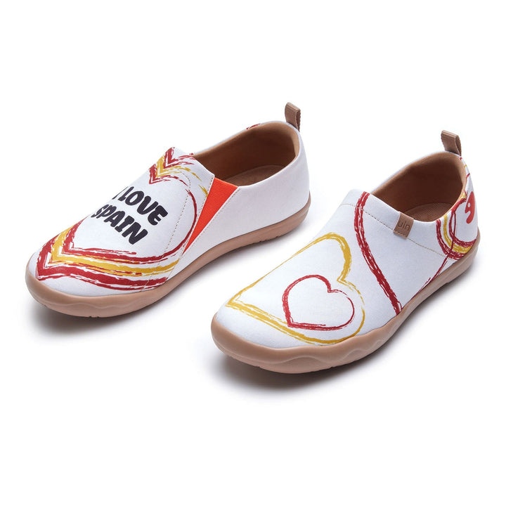 UIN Men I Love Spain Toledo I Men Canvas loafers