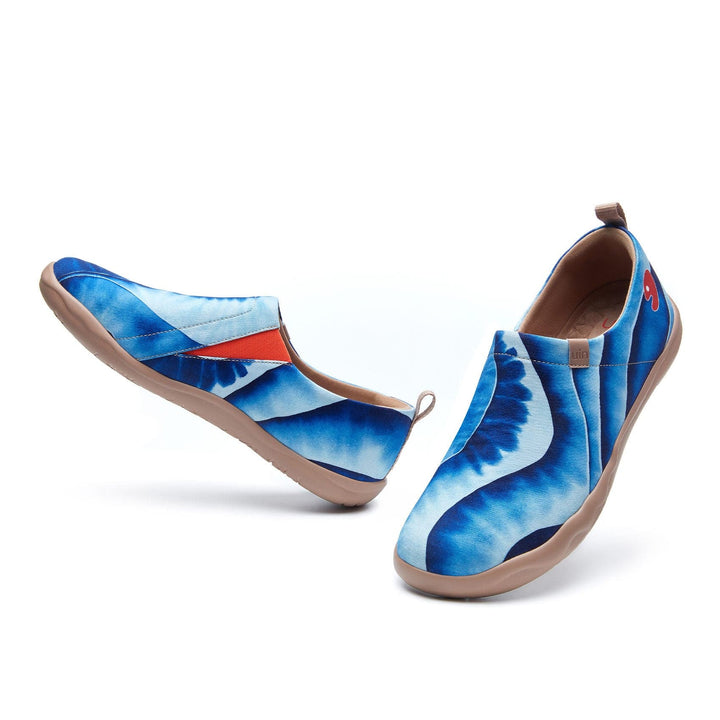 UIN Men Indigo Waves Toledo I Men Canvas loafers