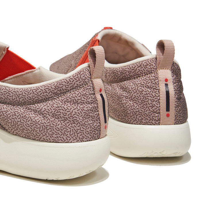 UIN Men Khaki Brown II Toledo X Men Canvas loafers