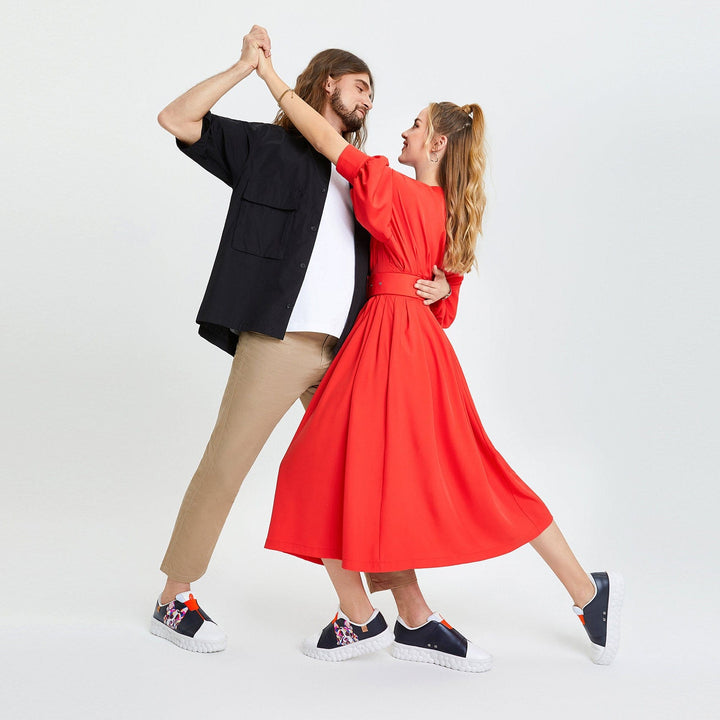 UIN Men Lazy Dog II Las Ramblas Men Canvas loafers