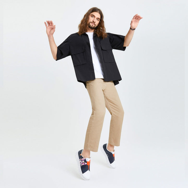 UIN Men Lazy Dog II Las Ramblas Men Canvas loafers