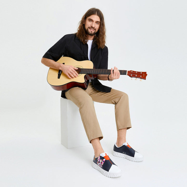 UIN Men Lazy Dog II Las Ramblas Men Canvas loafers