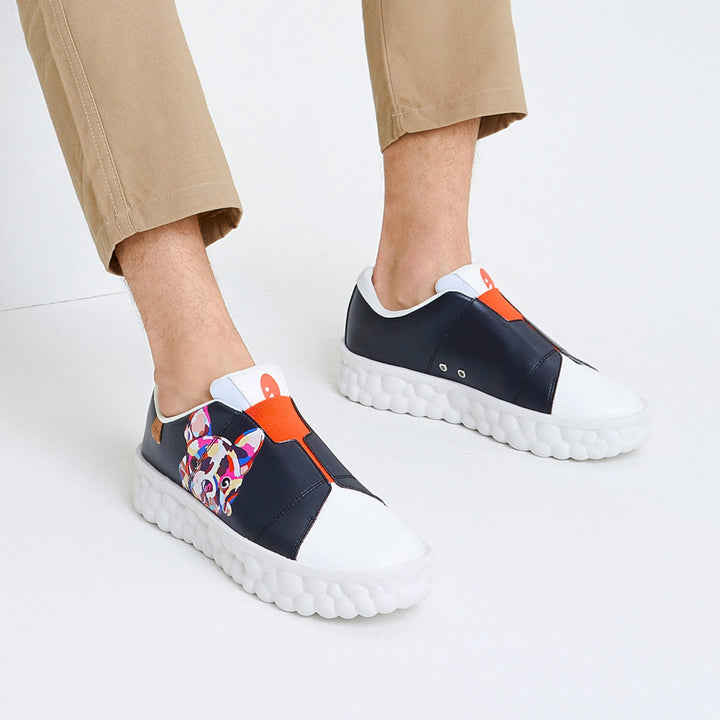 UIN Men Lazy Dog II Las Ramblas Men Canvas loafers