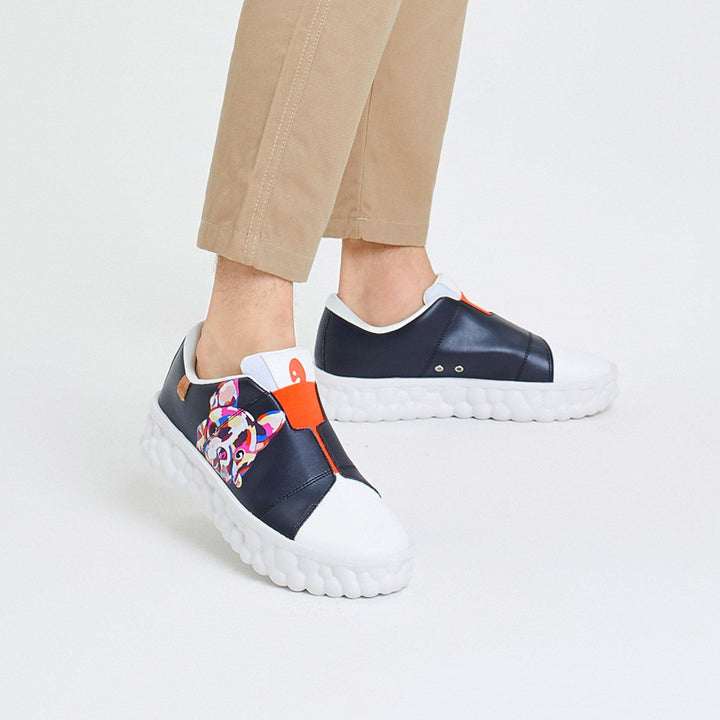 UIN Men Lazy Dog II Las Ramblas Men Canvas loafers