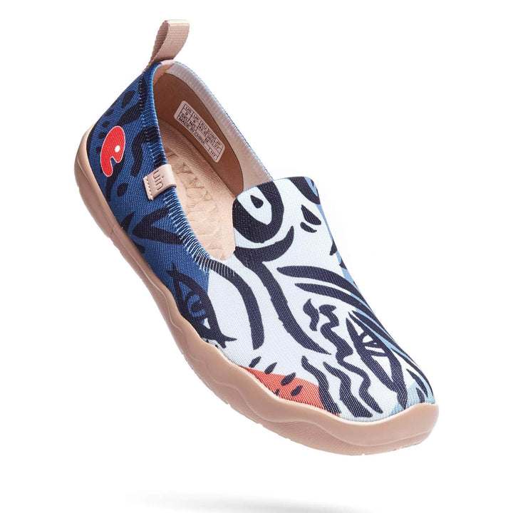 UIN Men Leopard's Eyes Barcelona Men Canvas loafers