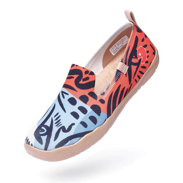 UIN Men Leopard's Eyes Barcelona Men Canvas loafers