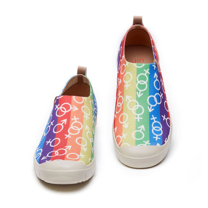 UIN Men Love is Love II Cadiz II Men Canvas loafers