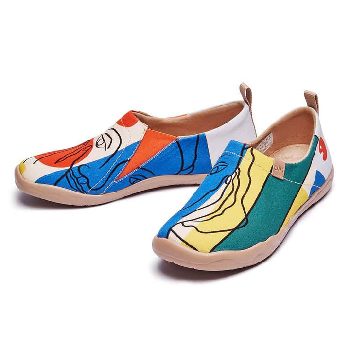 UIN Men Musing Girl Canvas loafers