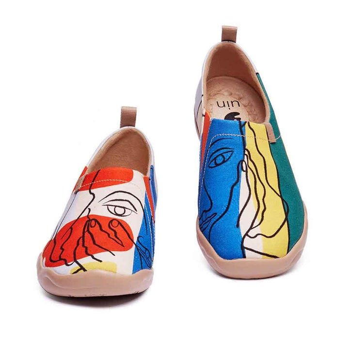 UIN Men Musing Girl Canvas loafers