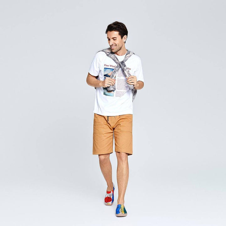 UIN Men Musing Girl Canvas loafers