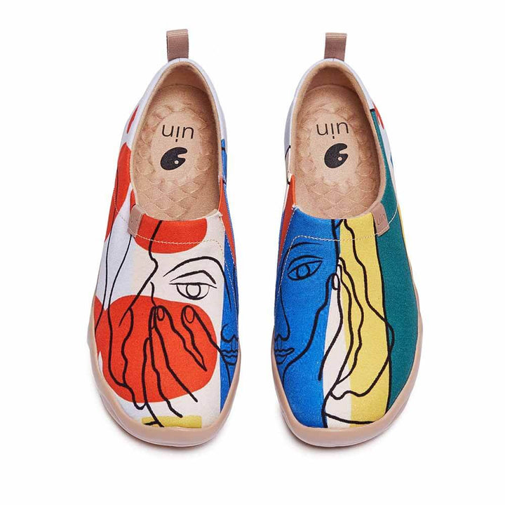 UIN Men Musing Girl Canvas loafers