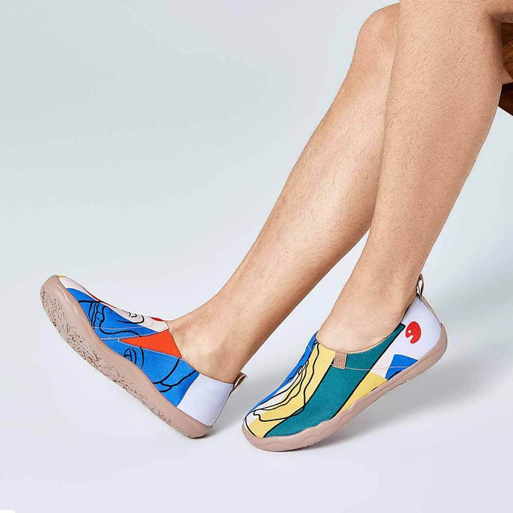 UIN Men Musing Girl Canvas loafers