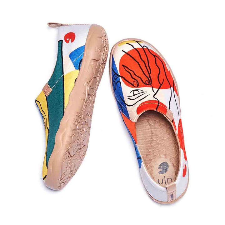 UIN Men Musing Girl Canvas loafers
