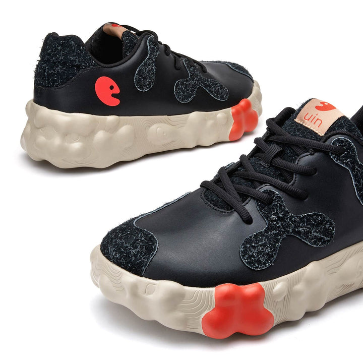 UIN Men Obsidian Black Figueras I Men Canvas loafers